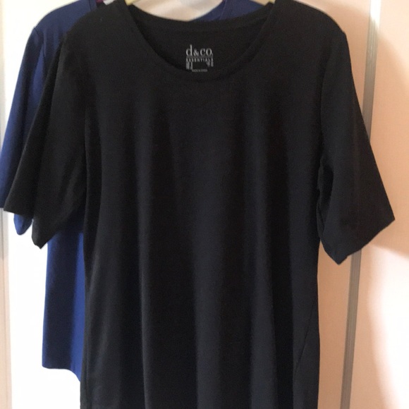 NWOT. DENIM & CO ESSENTIAL T - 👉🏽 NAVY or BLACK? - Picture 1 of 5